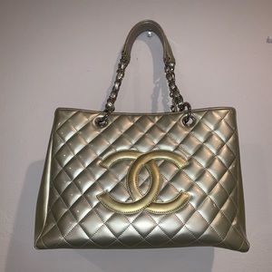 Chanel GST Metallic patent bag